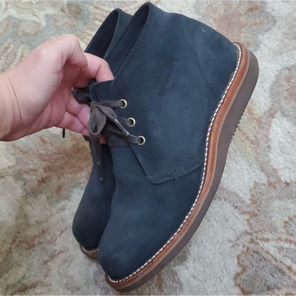 Chippewa Navy Suede Boots - Picture 2 of 5